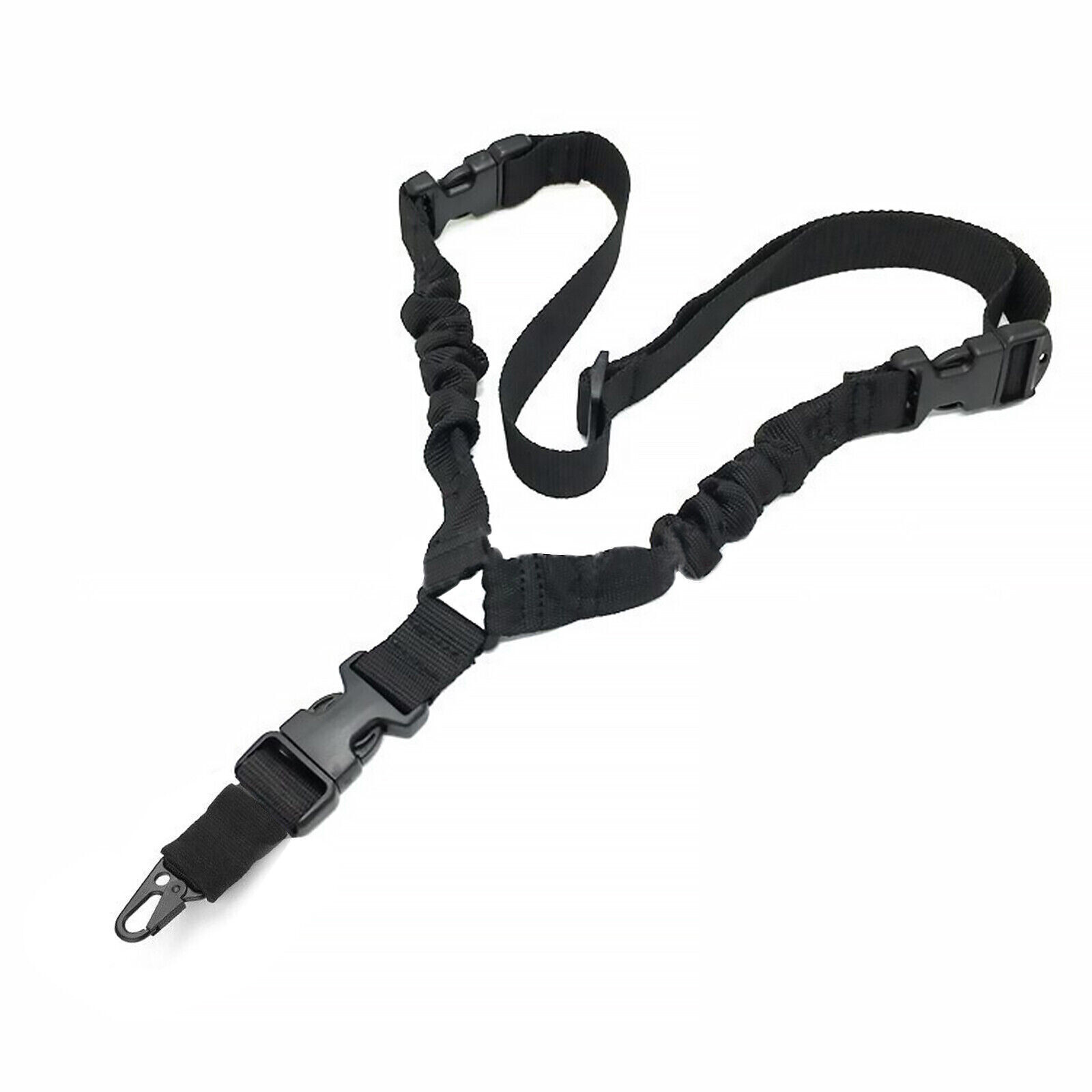 Tactical One Single Point Sling Strap Bungee Rifle Gun Sling with QD Buckle
