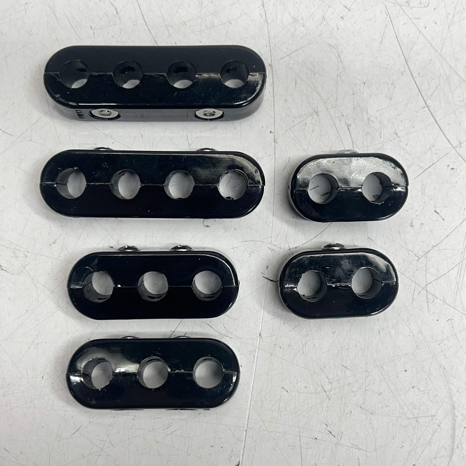 TAYLOR CABLE (6 PIECE) Taylor Clamp Style Wire Separator Set 7-8.2MM Black 42700