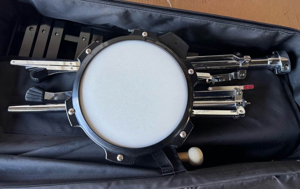 Xylophone Percussion Kit w Case & Mallets , Rolling Bag Nice !