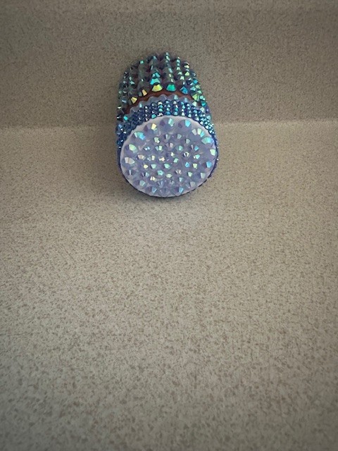Rhinestone Bling Pill Bottle Container