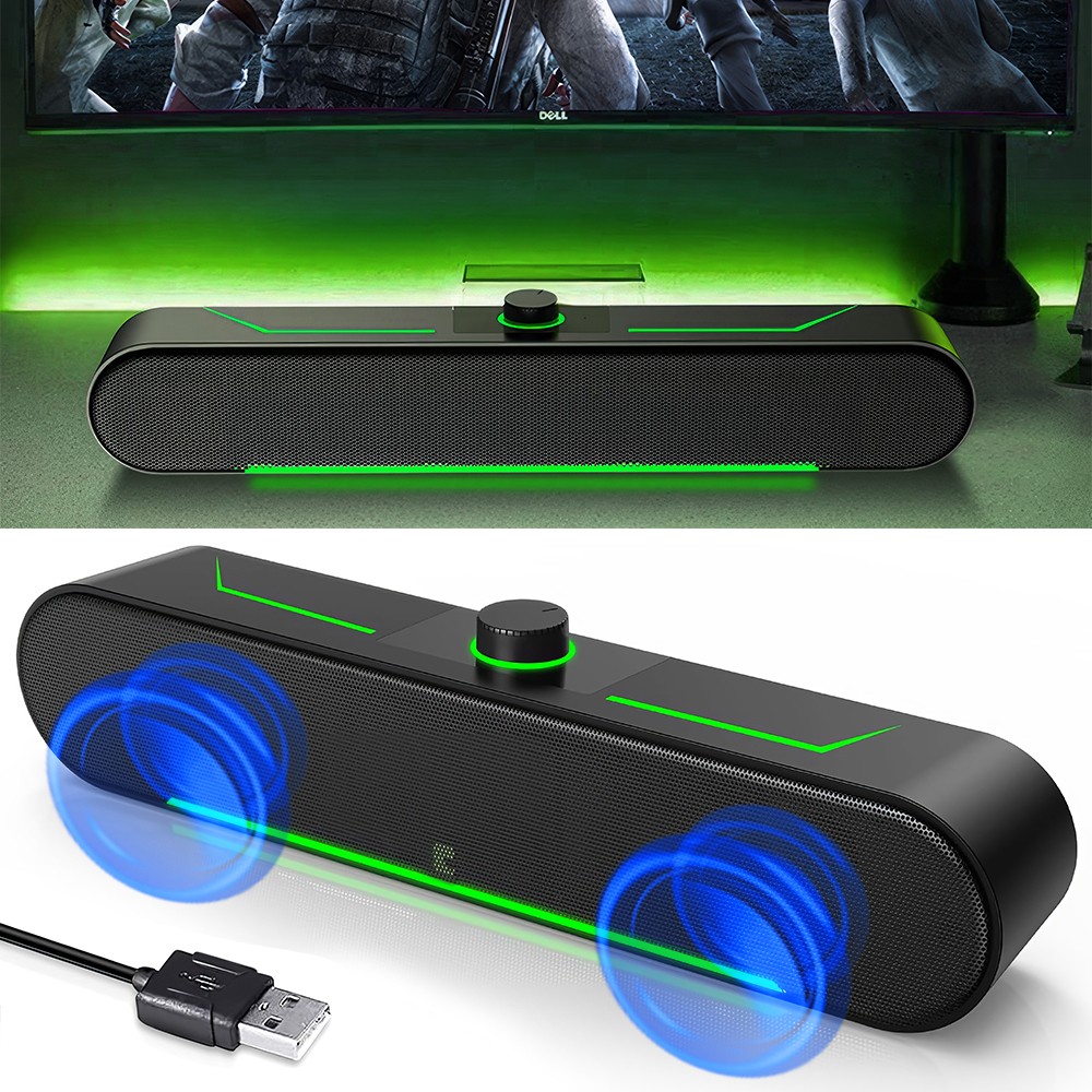 Bluetooth &Wired USB Powered Computer Speakers PC Speakers Wired Desktop Speaker