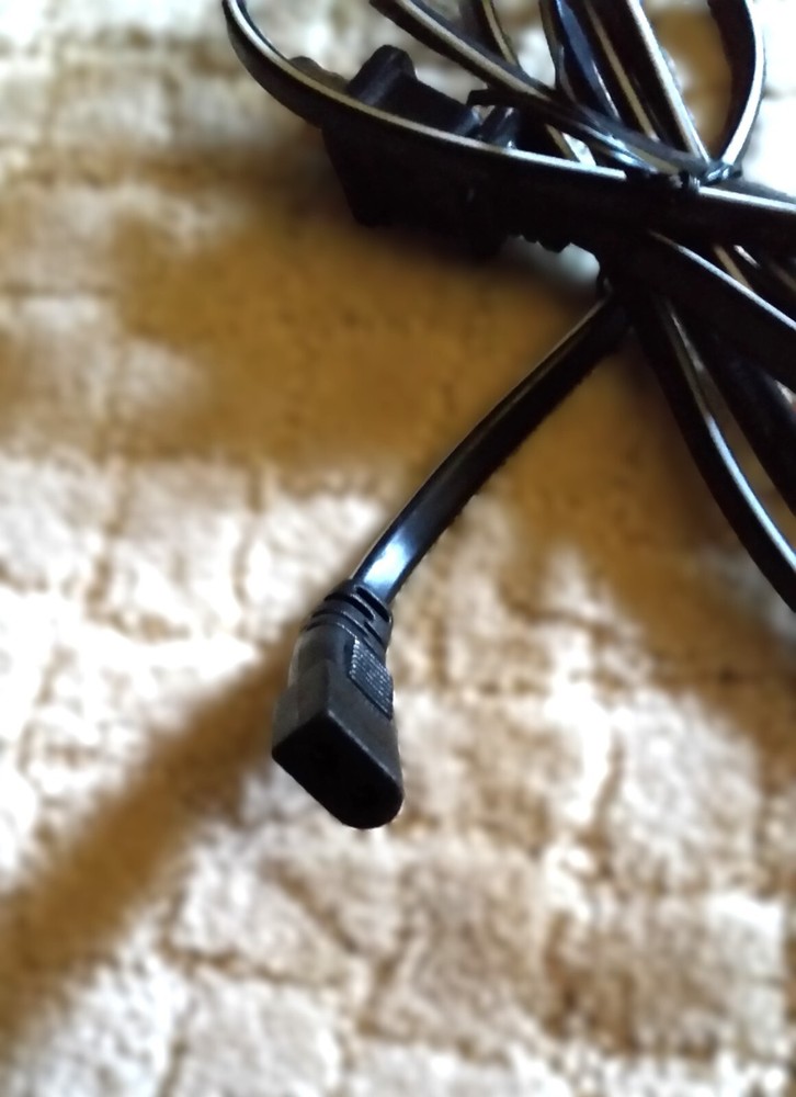 Sewing machine electric cord-2 prong plug