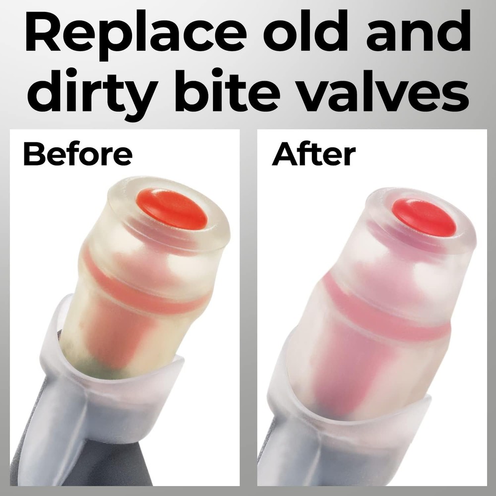 5-Pack Replacement Bite Valve Nozzles Compatible with Osprey, Nathan & Clear