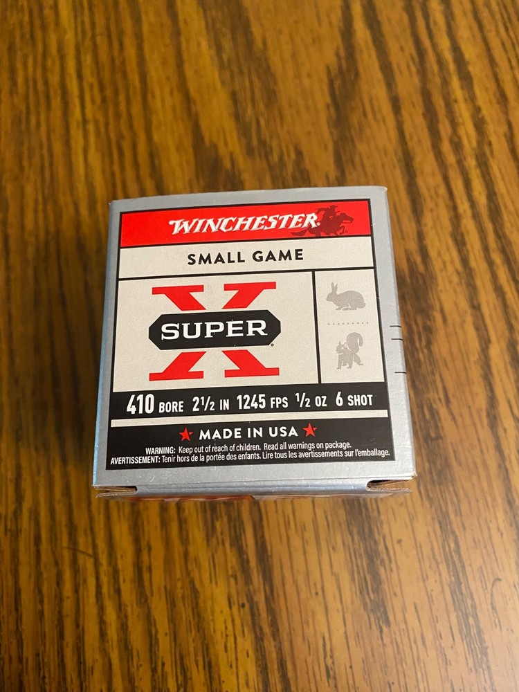 Winchester .410 empty ammo box