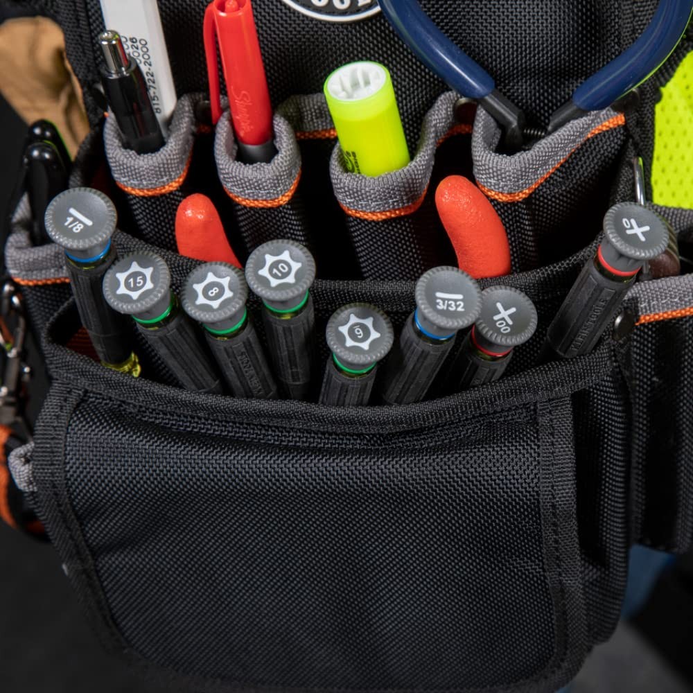 Klein Tools 85617 Mini Precision Screwdriver Set, One Size, Black/Yellow