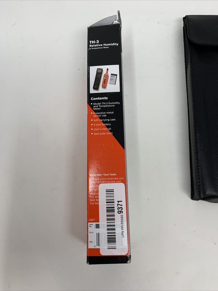 Amprobe TH-3 Relative Humidity Temperature Meter - For Parts