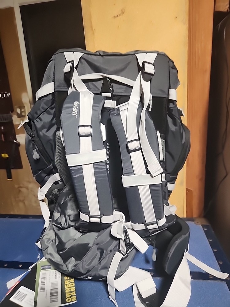 Padded Vented AdjustableimgJansport KLAMATH 55 Structured Hiking Backpack...