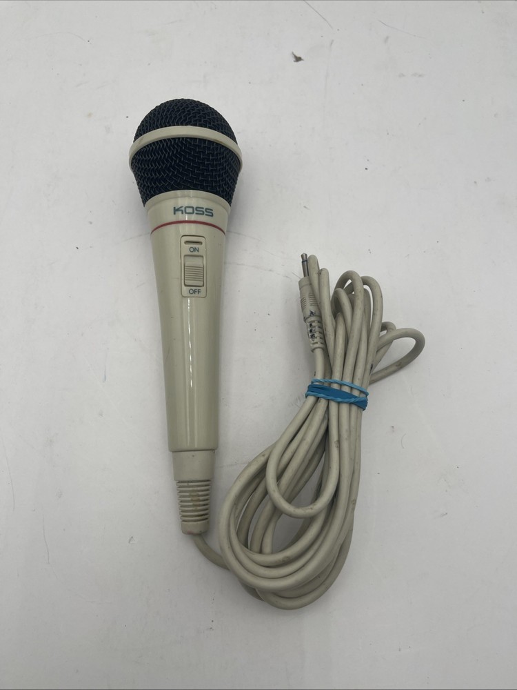 Vintage Koss M-11 Wired Microphone for Voice, Sound Effects, Sampling, Computers