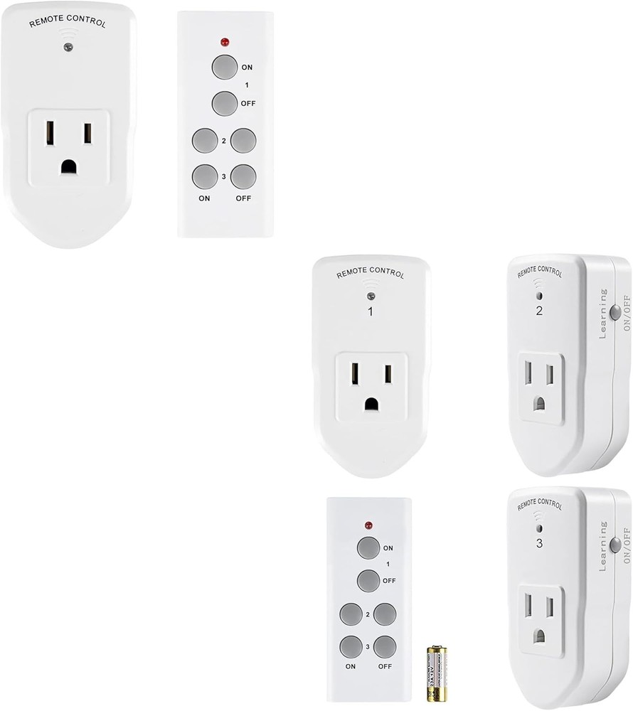 Wireless Remote Control Outlet Switch for Lights and Appliances