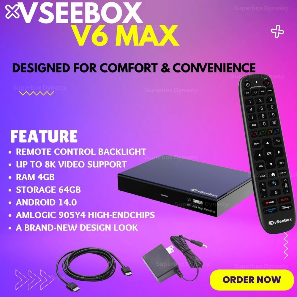 Vseebox Vsee V6 Max Android TV Box 💥 Authorized Distributor 💥Fast Shipping 💥