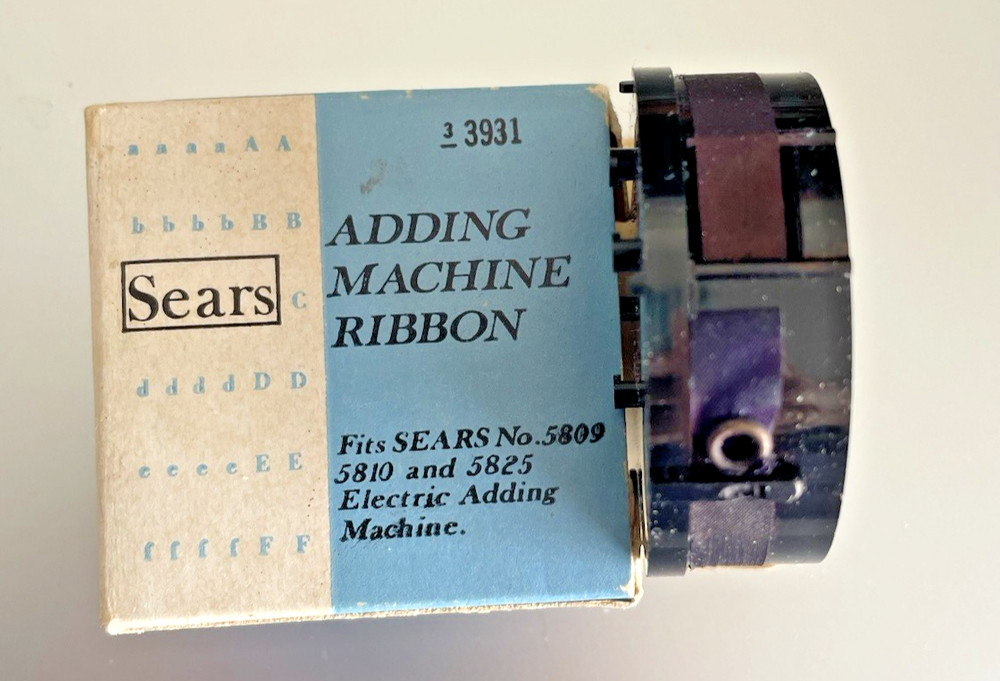 Nos Sears adding machine ribbon