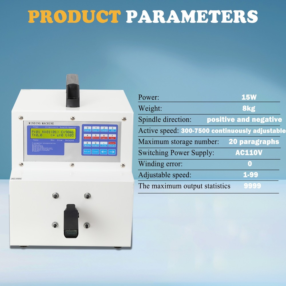110V High Speed Automatic Wire Twisting Machine LCD Display Line Wire Twister