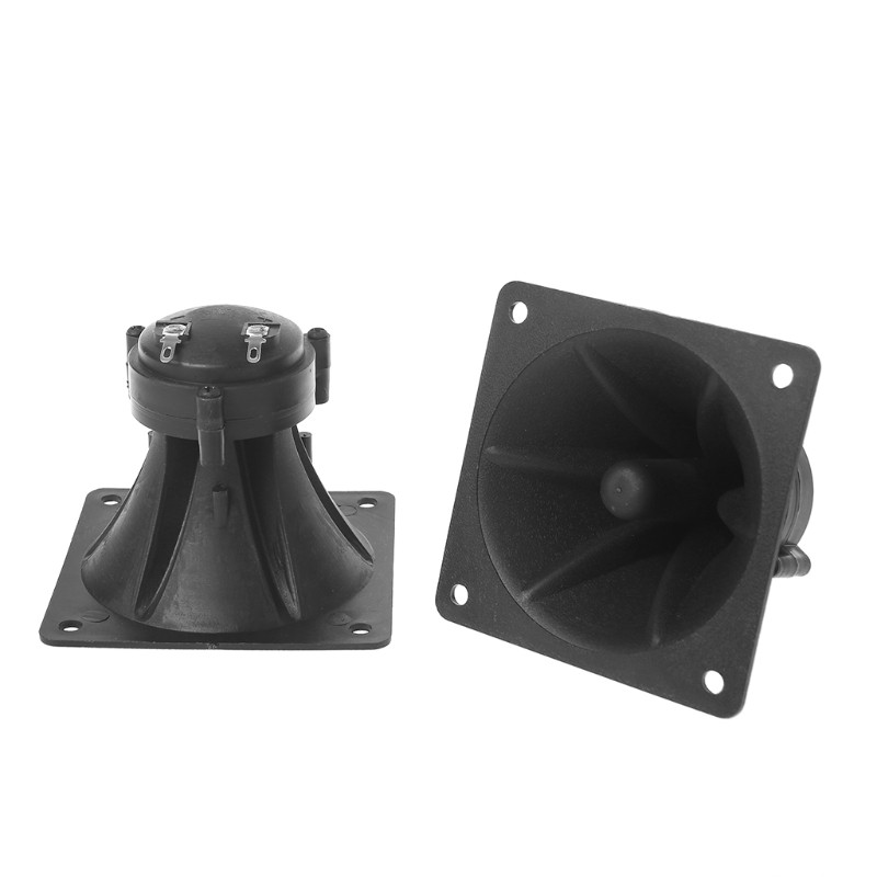 2 Packs High Power Horn Tweeter System Circular Piezo Tweeter 85mm