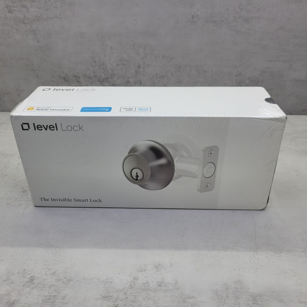 Level Lock Smart Keyless Entry Smartphone Access Bluetooth HomeKit - Matte Black