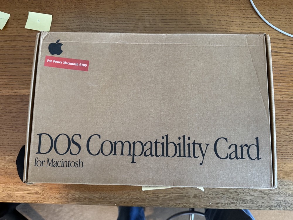Power Mac 6100 dos compatability card