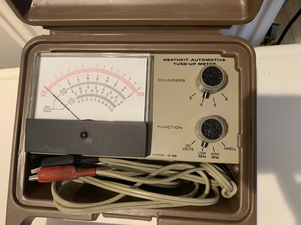 Vintage Heathkit model ID 29 in plastic carry case Untested
