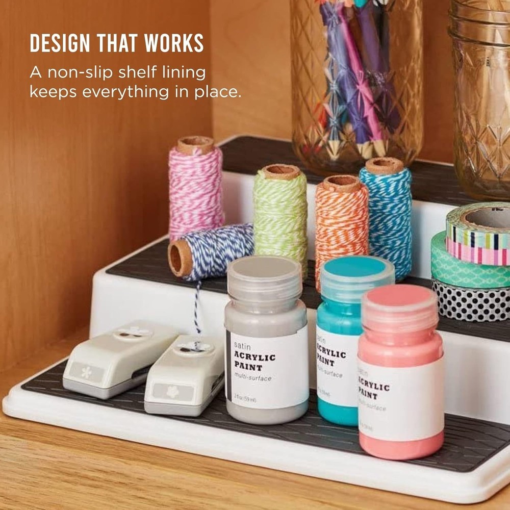 Compact 3-Tier Spice Organizer - Easy Clean 10-Inch Kitchen Cabinet Solution