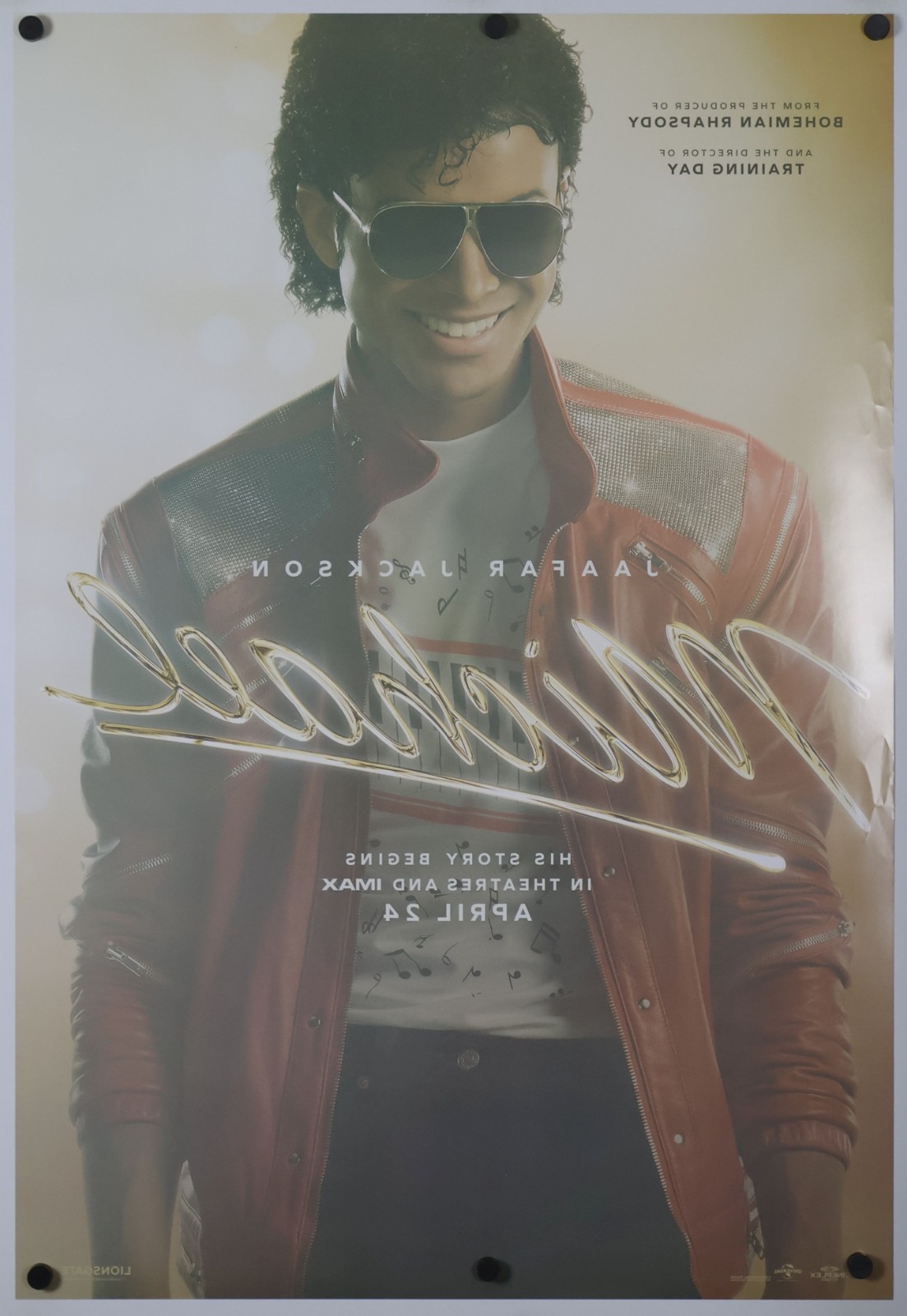 Michael Jackson - original DS movie poster D/S 27x40 2026 Advance B