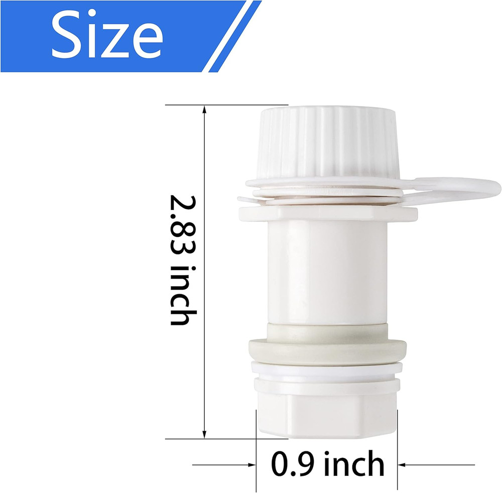 Cooler Drain Plug, Cooler Replacement Threaded Drain Plug for Igloo Cooler Ic...