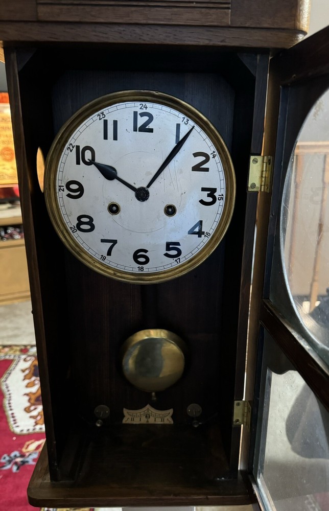 antique german wall clock