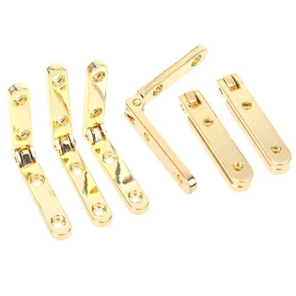 10pc Side Rail Hinge / Strap Hinge Zinc Alloy Small Strap Hinge 90 Degree