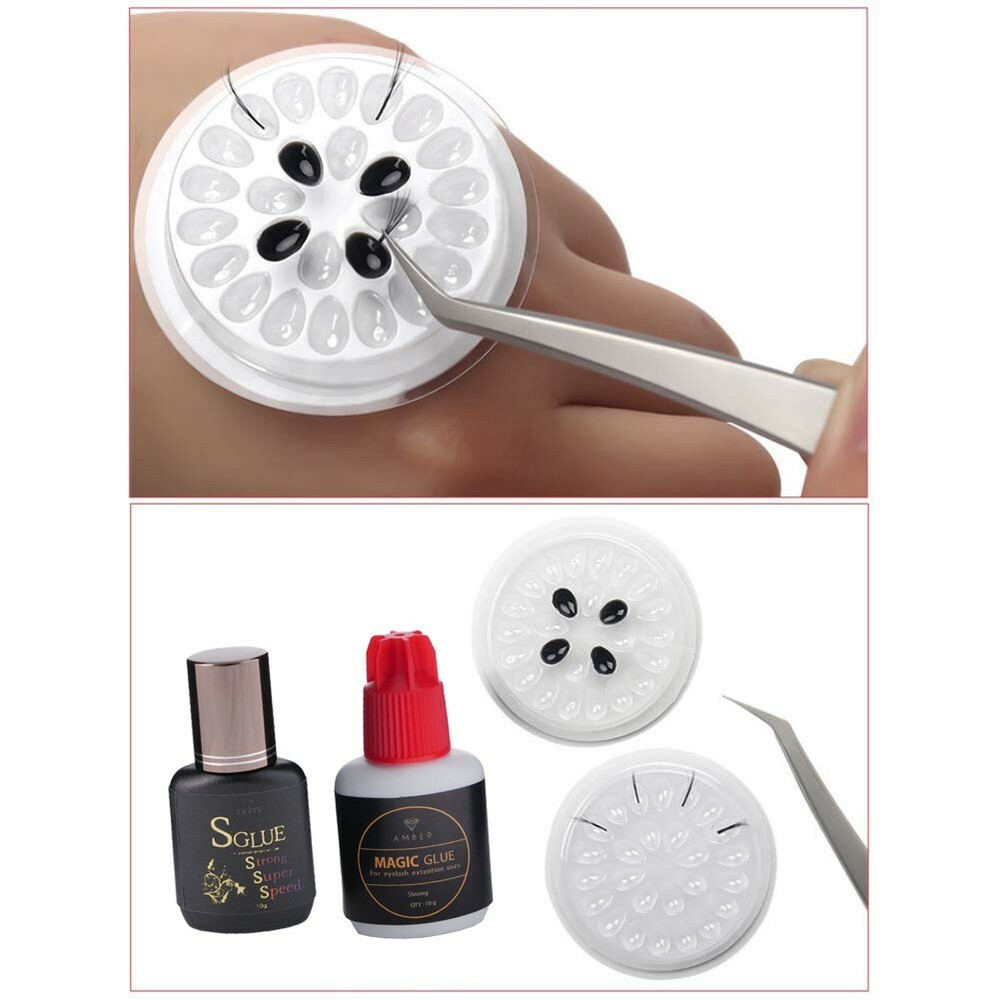 Tear Drop Glue Pallet Flower Shape – 100pcs