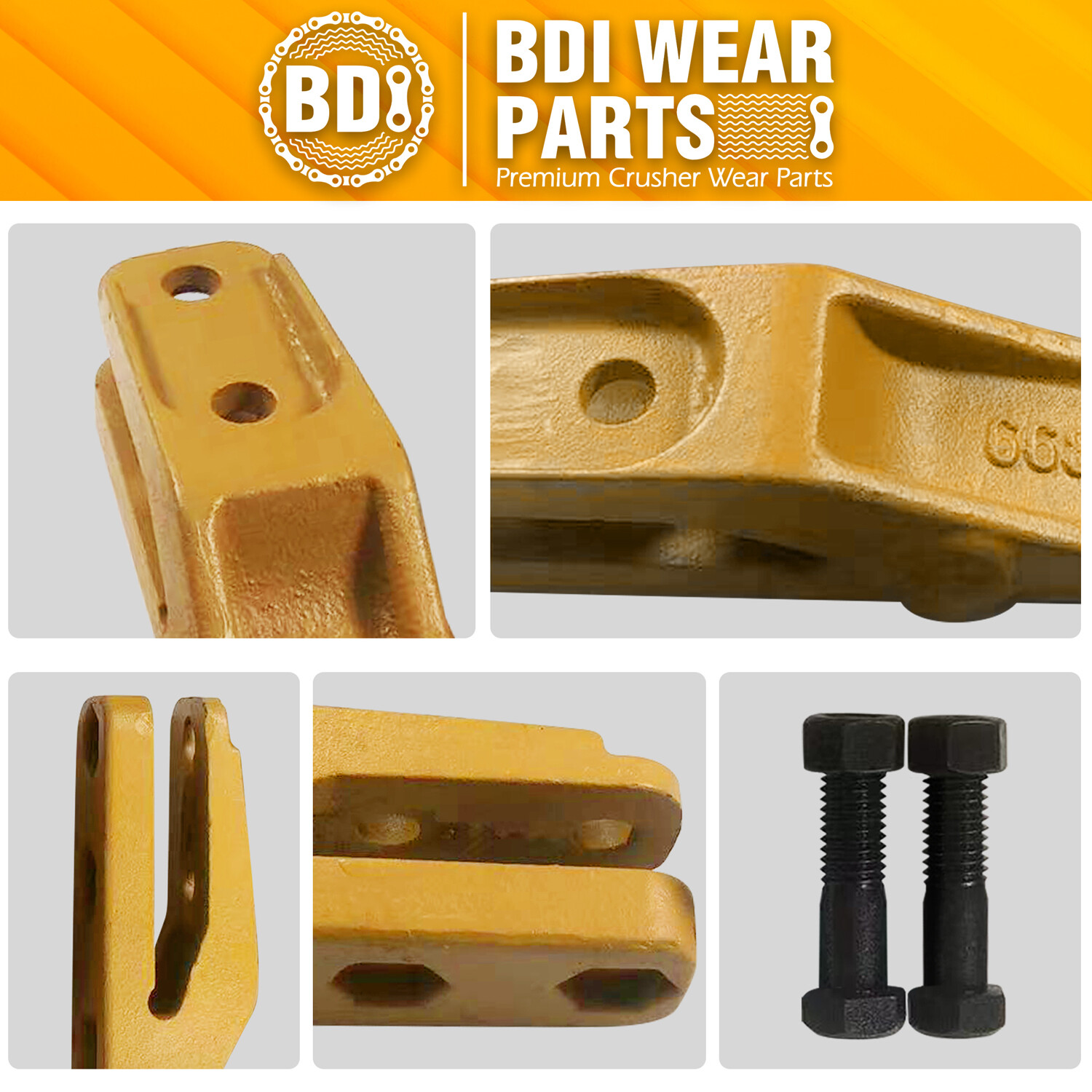 6684447 Bobcat Style Skid Steer Backhoe Bolt On Tooth Unitooth - 5/10 PK