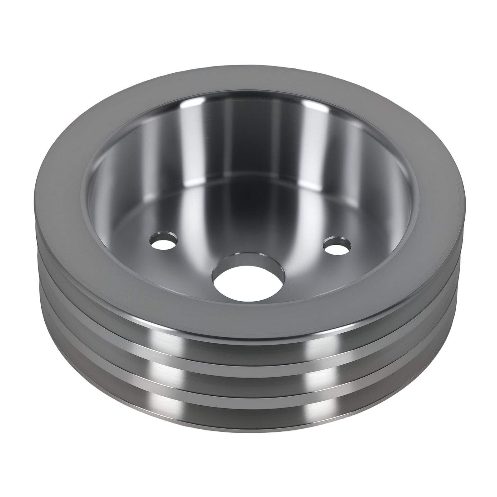 Aluminum Triple 3 Groove BIG BLOCK Crankshaft Pulley for Chevy 396 454 BBC