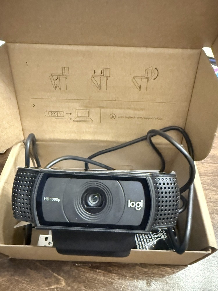 Logitech C920 Pro Stream Webcam - Black