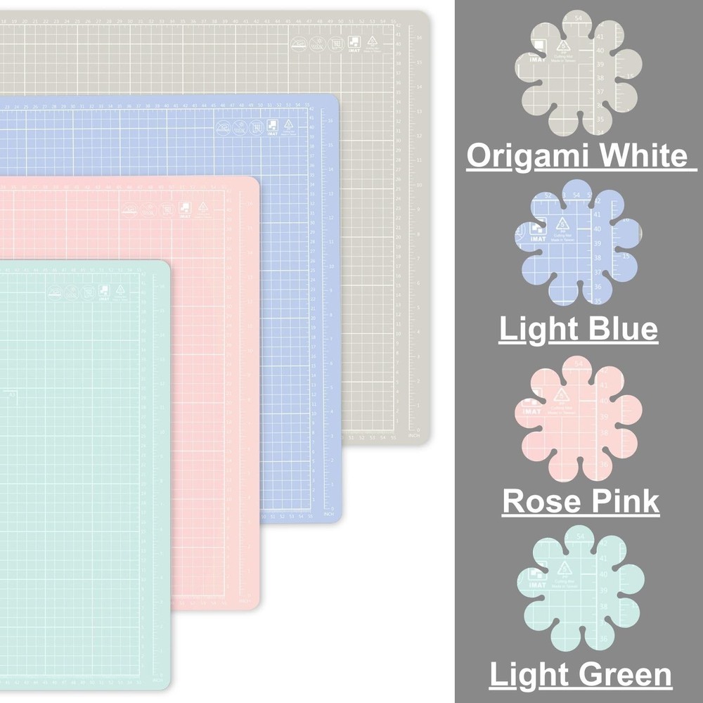 Flip Cutting Mat Note, A2 (Cm Version), 18"x24" (45x60 cm), Foldable, Suitabl...