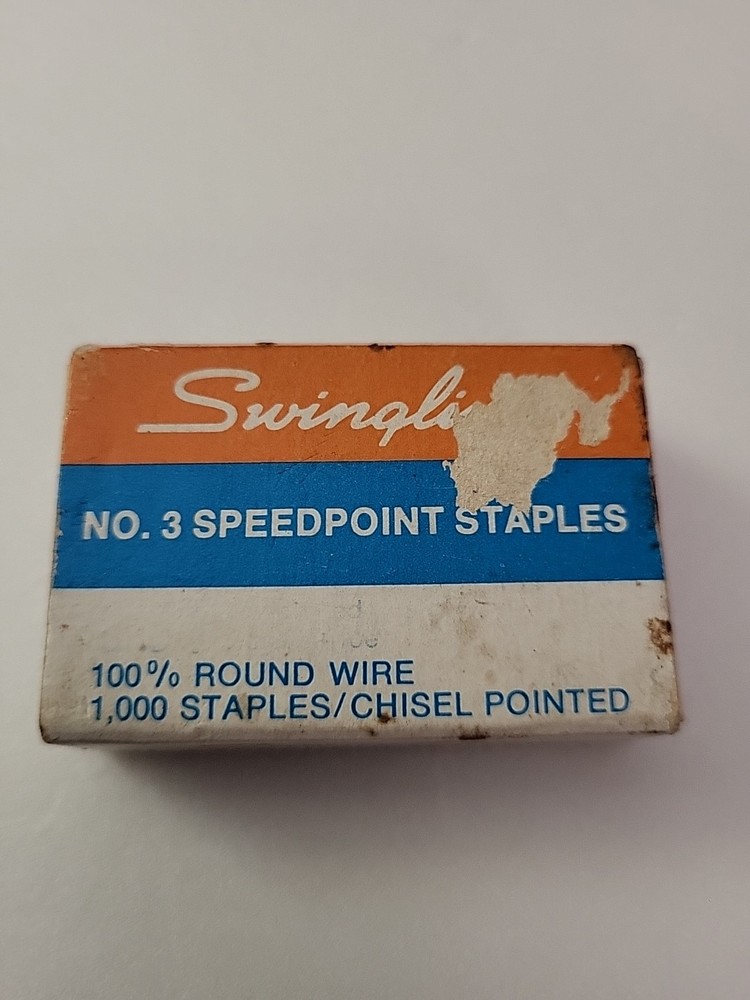 Swingline No 3 Speedpoint Staples: Open Box