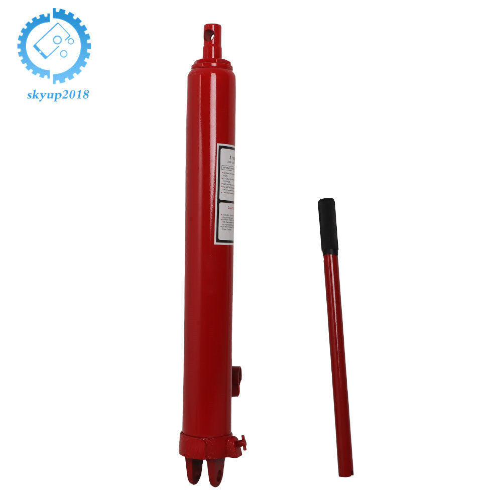 6600lbs Long Manual Hydraulic Jack Single Pump Engine Lift Cherry Picker