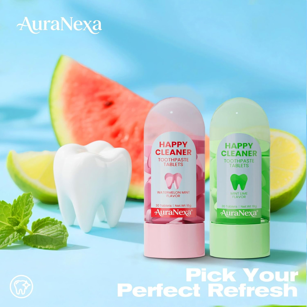 Whitening Toothpaste Tablets – Remineralizing Nano Hydroxyapatite Chewable Tooth