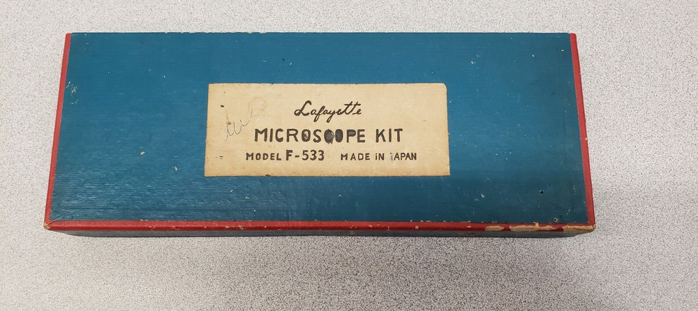 Vintage Microscope Kit Model F-533