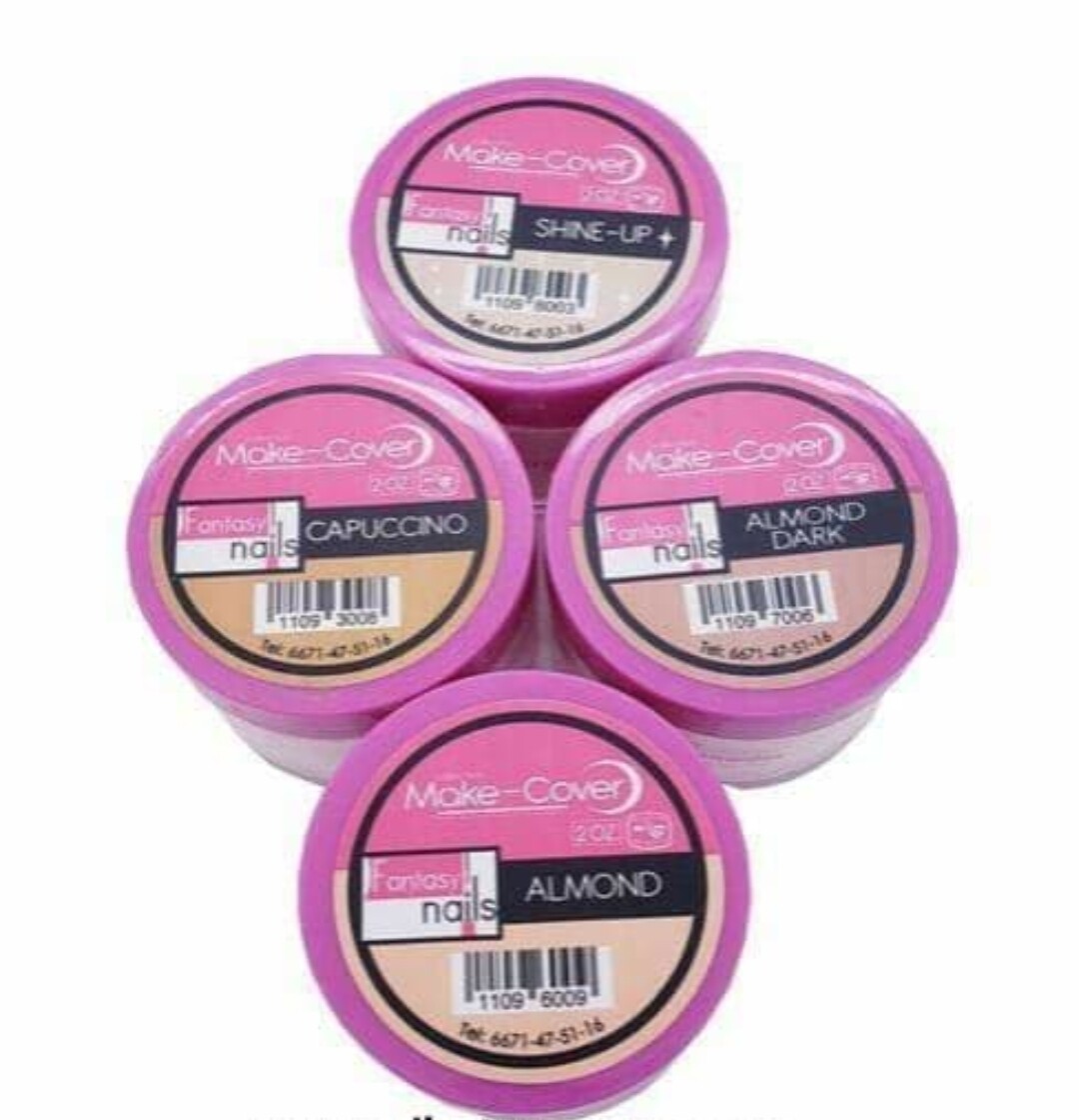 Fantasy Nails Acrilico Acrylic Powder 2 oz. Choose Petal Rose Petal Shine