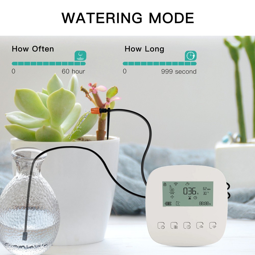 MOES WiFi Smart Automatic Micro Drip Irrigation Dual Pump Watering System Timer