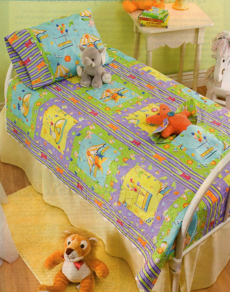 Circus Fun Quilt Pattern Pieced EM