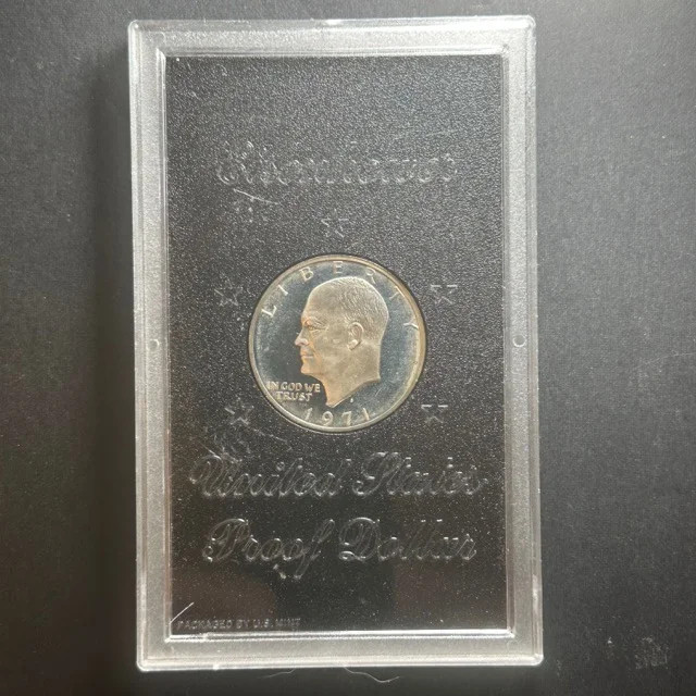 1971-S Eisenhower Silver Dollar Proof 40% Silver Uncirculated U.S. Mint