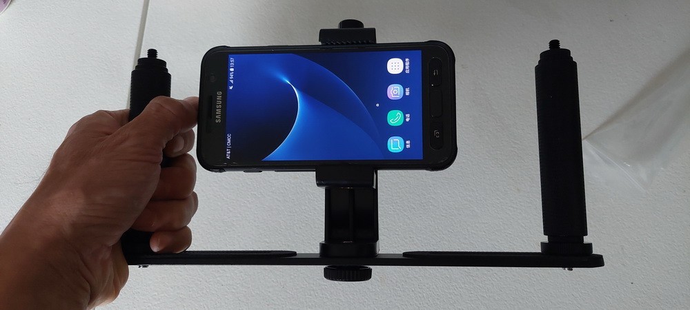 6pcs Modular Camera Cage Stabilizer Rig for Smartphone w/Mic & Light Mounts - No