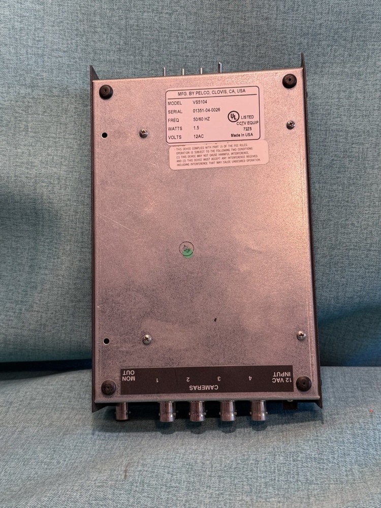 Pelco VS5104 Sequential Switcher