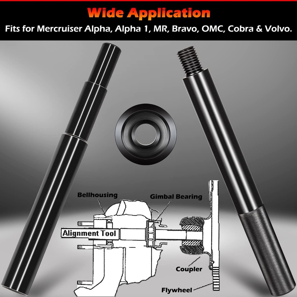 Gimbal Bearing Alignment and Install Kit, Heavy Duty Engine Alignment Tools S...