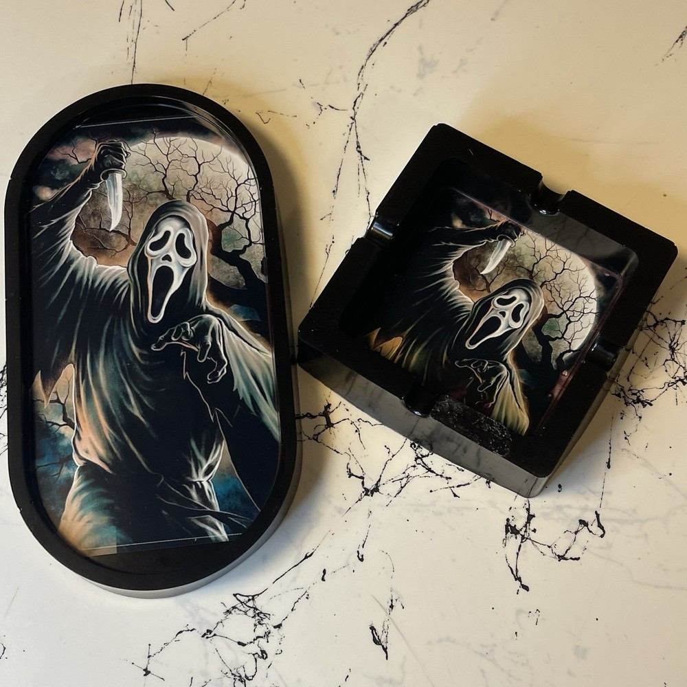 Ghostface Ashtray And Tray Set