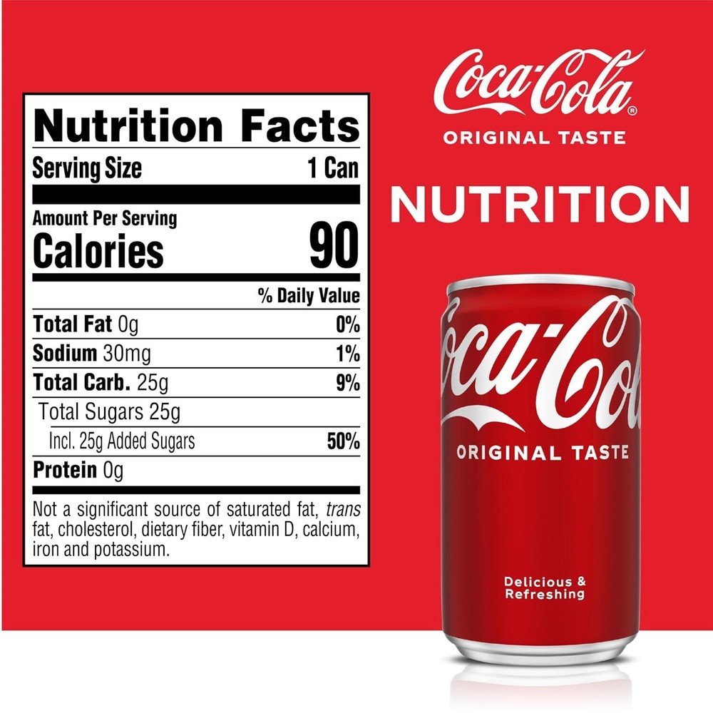 :.Coke🥤Mini-Can 7.5 oz, 10 pack.: