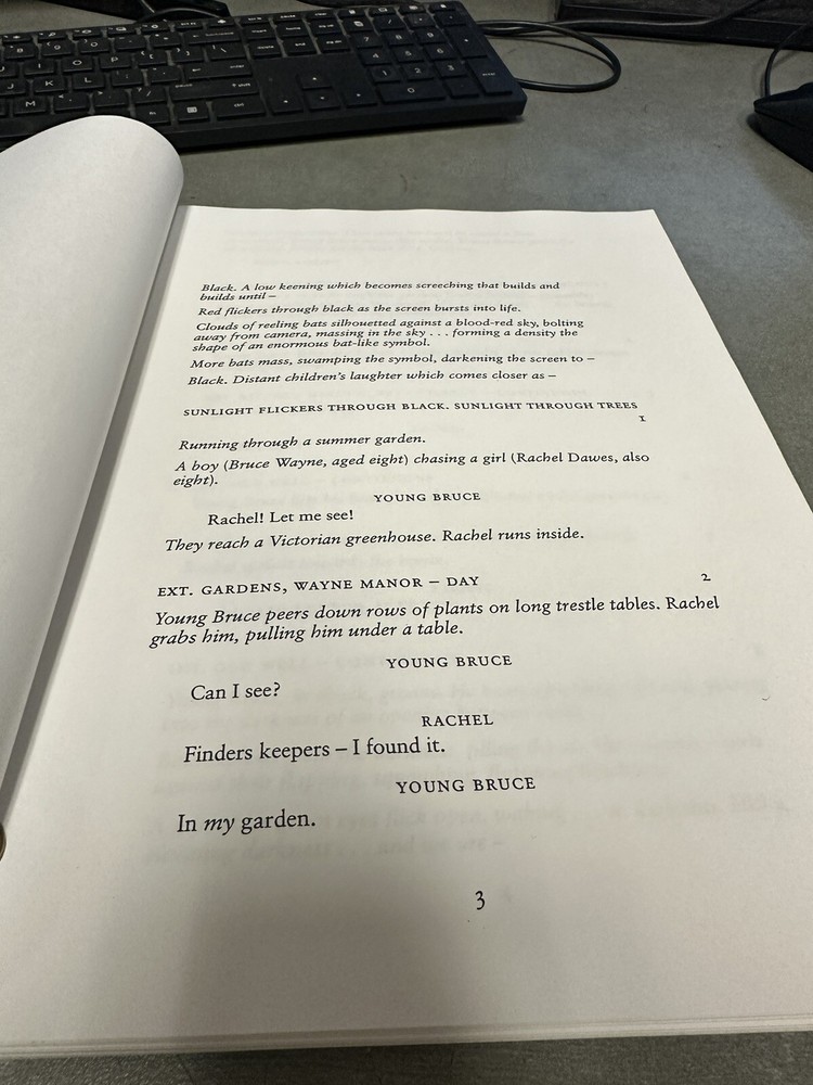 Script For Batman Begins Screenplay