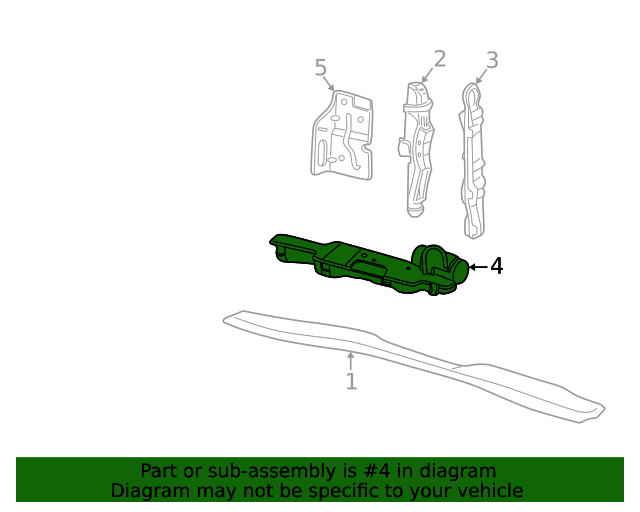 Genuine GM Tool Compartment 15975567