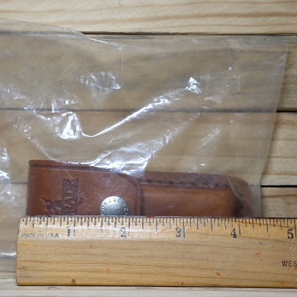 Schrade Leather Sheath Belt Loop Brown SAS11
