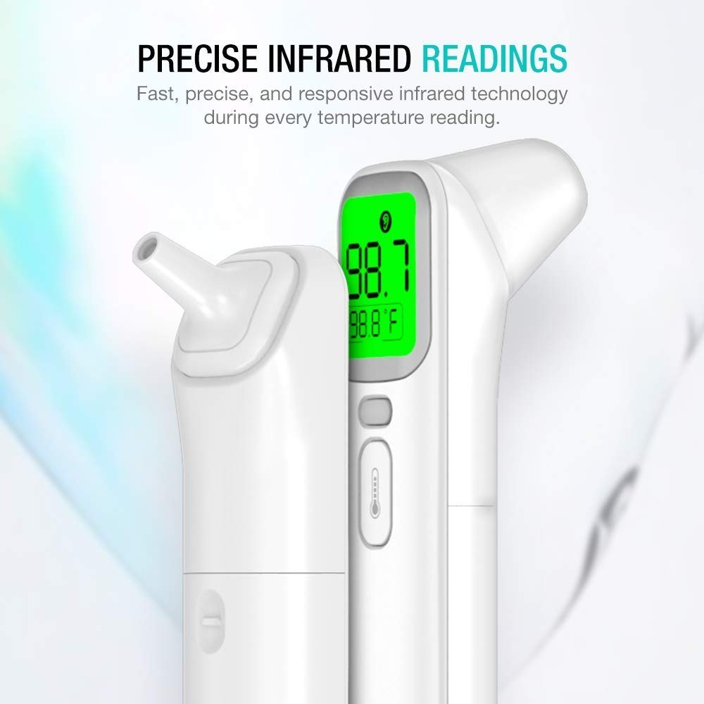 Touchless Infrared Forehead Thermometer with 3 Modes - Quick & Safe Readings