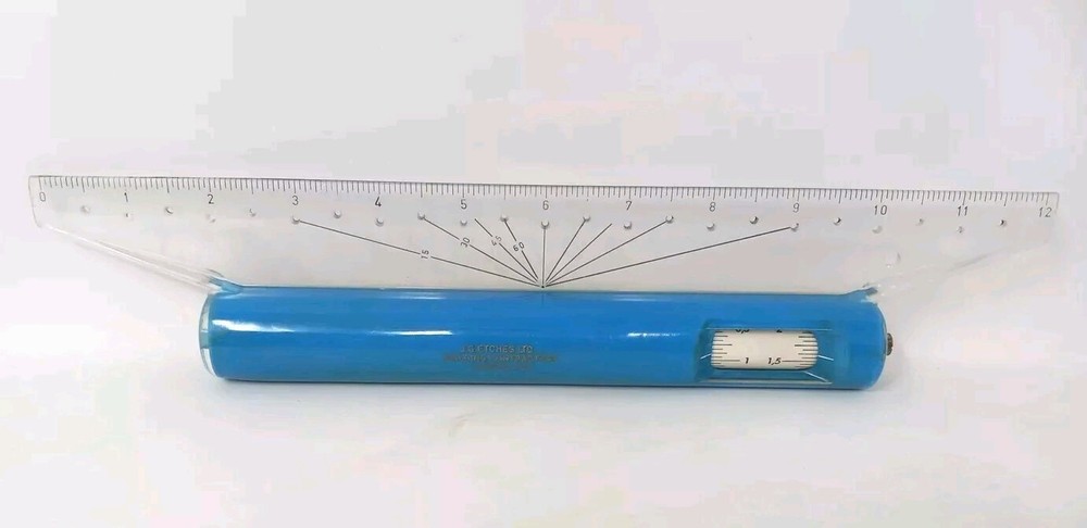 Vintage German Made ROLL - RULER Architect Technical Drawing Equipment