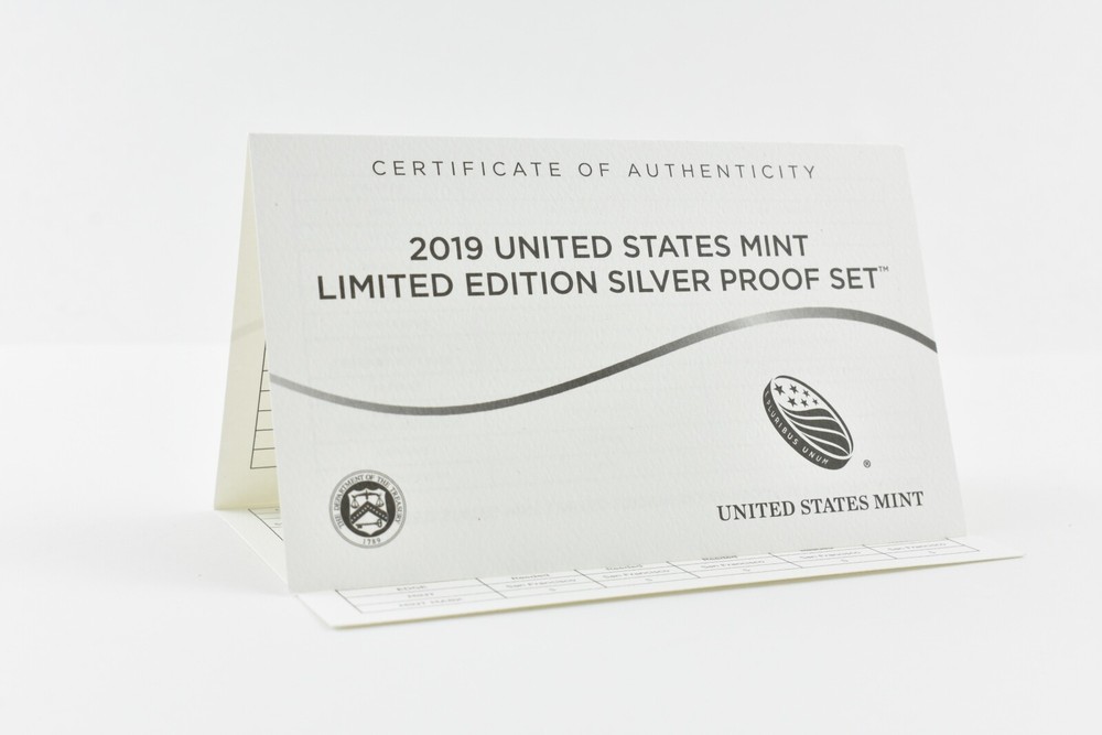 2019 Limited Edition Set OGP Box + CoA No Coins