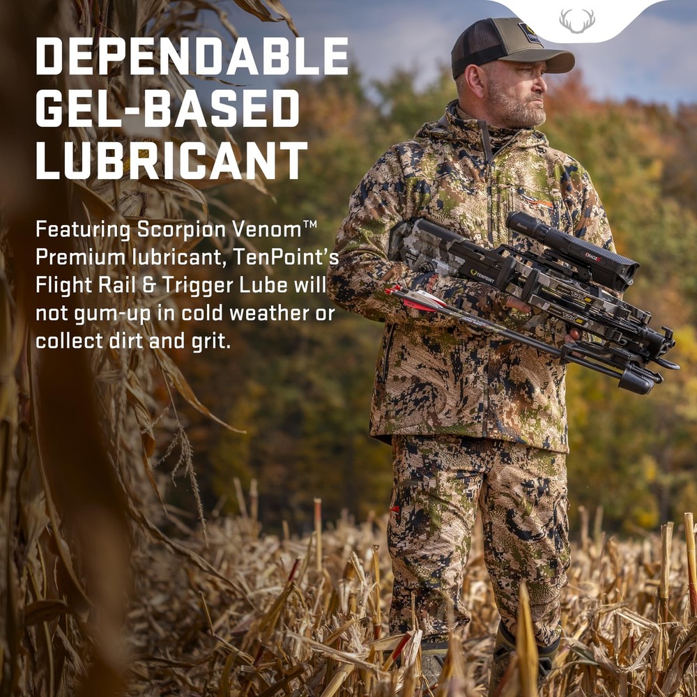 Flight Rail & Trigger Lube - for Cocking Device Cords, Strings, Cables, Barre...